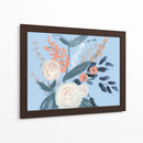 Ramo De Eucalipto En Azul Ii - Jennifer Goldberger | Cuadro decorativo de Canvas Lab