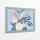 Ramo De Eucalipto En Azul Ii - Jennifer Goldberger | Cuadro decorativo de Canvas Lab