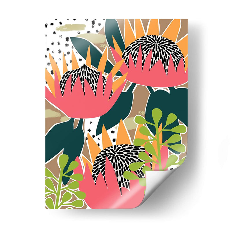 King Protea I - Melissa Wang | Cuadro decorativo de Canvas Lab