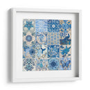 Azulejos Azules Y Blancos - Evelia Designs | Cuadro decorativo de Canvas Lab