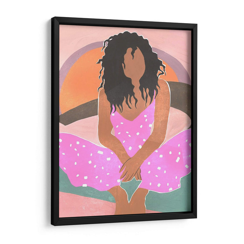 Curly Lady Iv - Melissa Wang | Cuadro decorativo de Canvas Lab