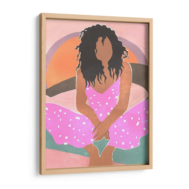 Curly Lady Iv - Melissa Wang | Cuadro decorativo de Canvas Lab