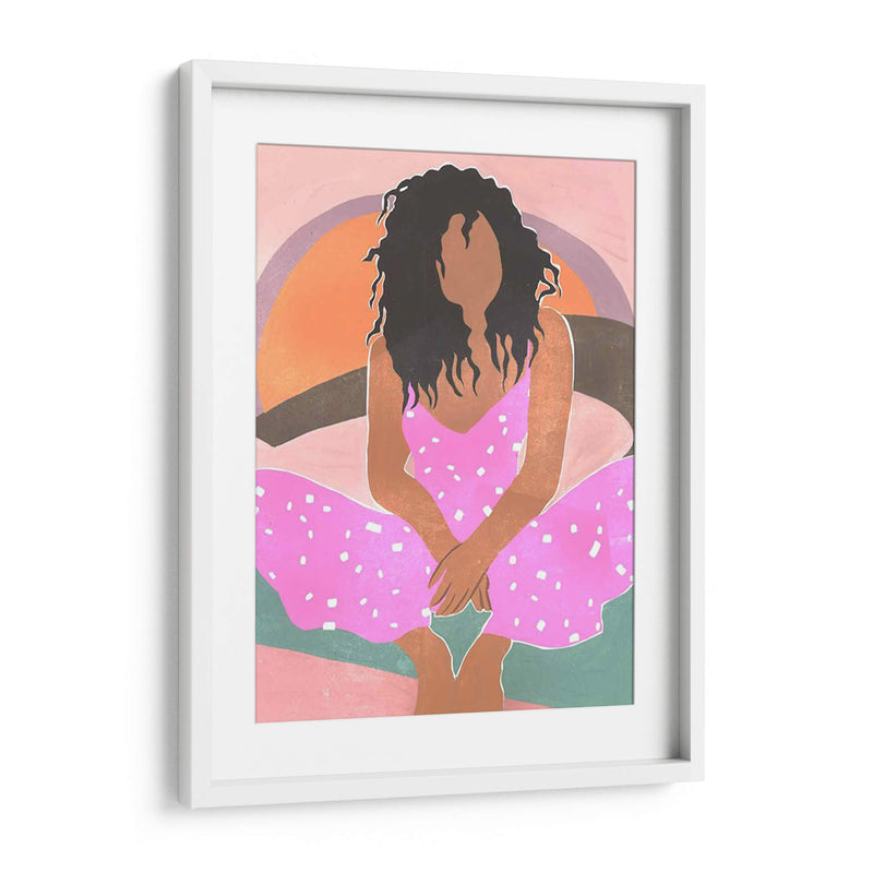 Curly Lady Iv - Melissa Wang | Cuadro decorativo de Canvas Lab