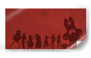 One Piece red poster | Cuadro decorativo de Canvas Lab