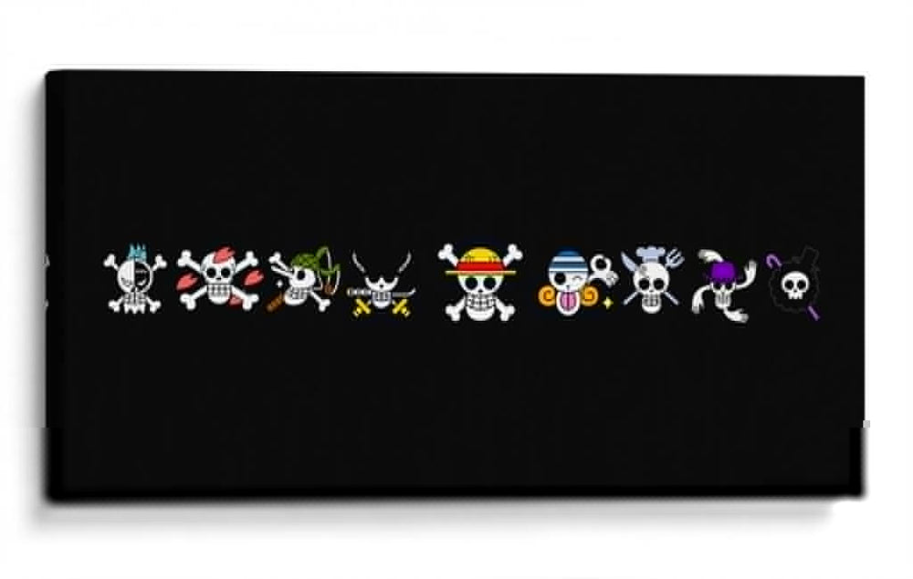 One Piece skull line | Cuadro decorativo de Canvas Lab