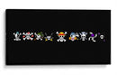 One Piece skull line | Cuadro decorativo de Canvas Lab