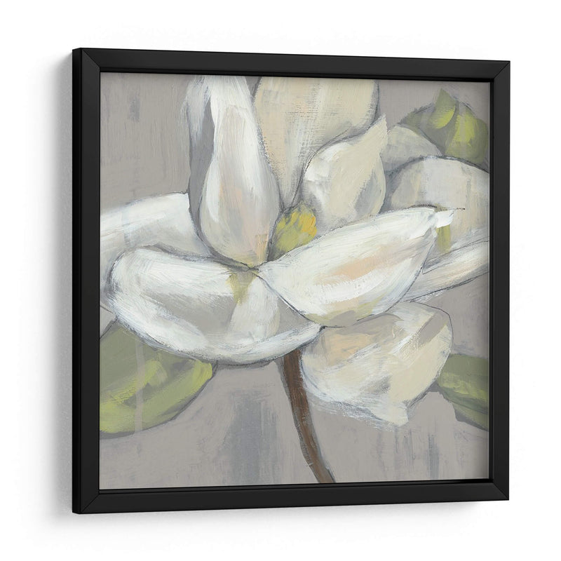 Magnolia En Gris - Jennifer Goldberger | Cuadro decorativo de Canvas Lab