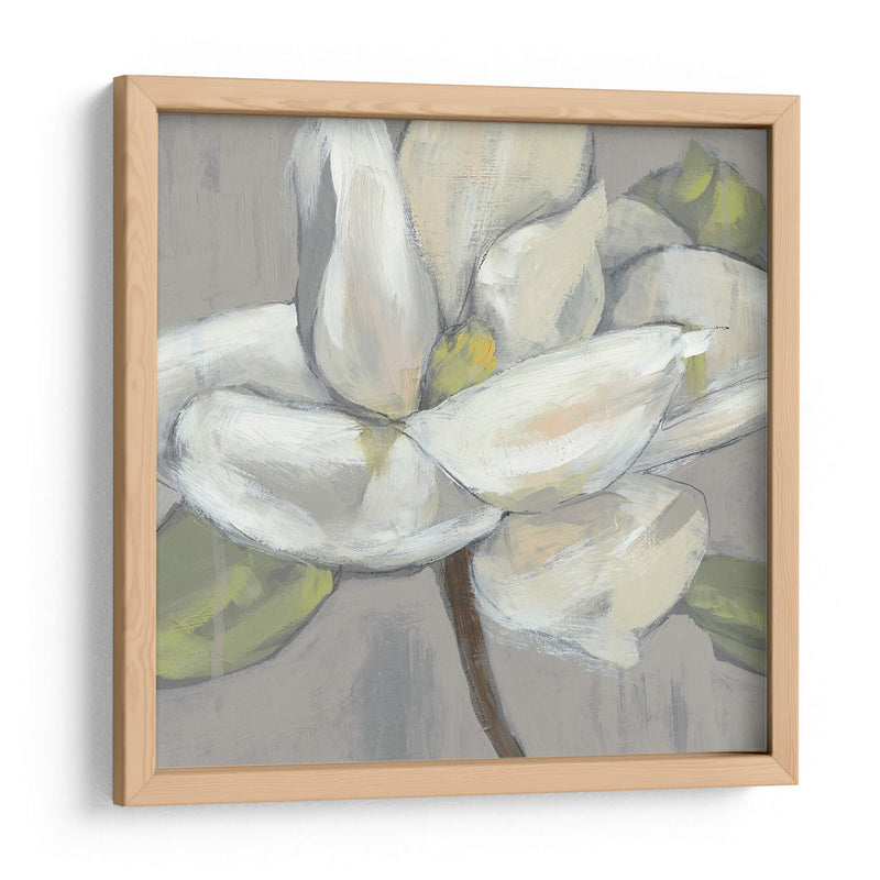 Magnolia En Gris - Jennifer Goldberger | Cuadro decorativo de Canvas Lab