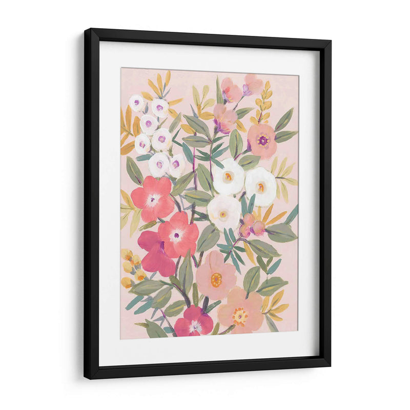 Bastante Rosa Floral I - Tim OToole | Cuadro decorativo de Canvas Lab