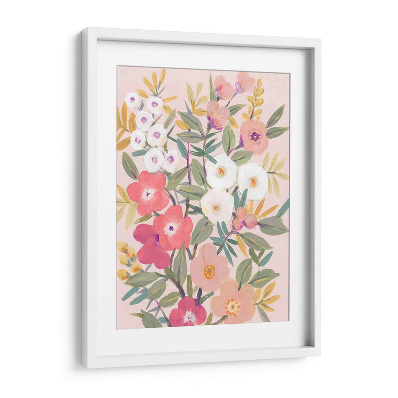 Bastante Rosa Floral I - Tim OToole | Cuadro decorativo de Canvas Lab