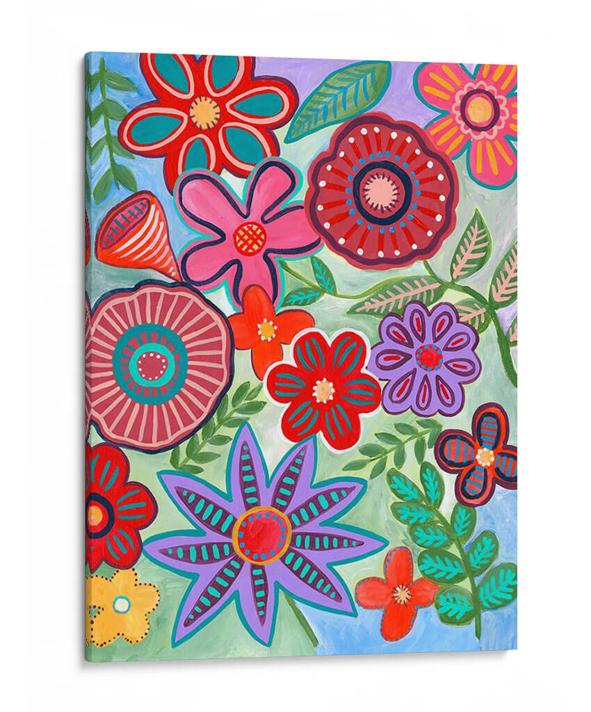 Colorido Flores I - Regina Moore | Cuadro decorativo de Canvas Lab