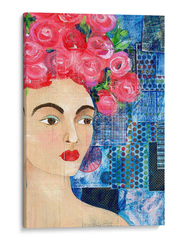 Flores En Su Pelo I - Regina Moore | Cuadro decorativo de Canvas Lab