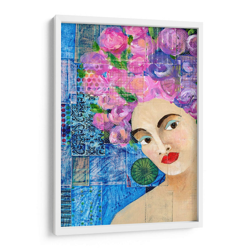 Flores En Su Cabello Ii - Regina Moore | Cuadro decorativo de Canvas Lab