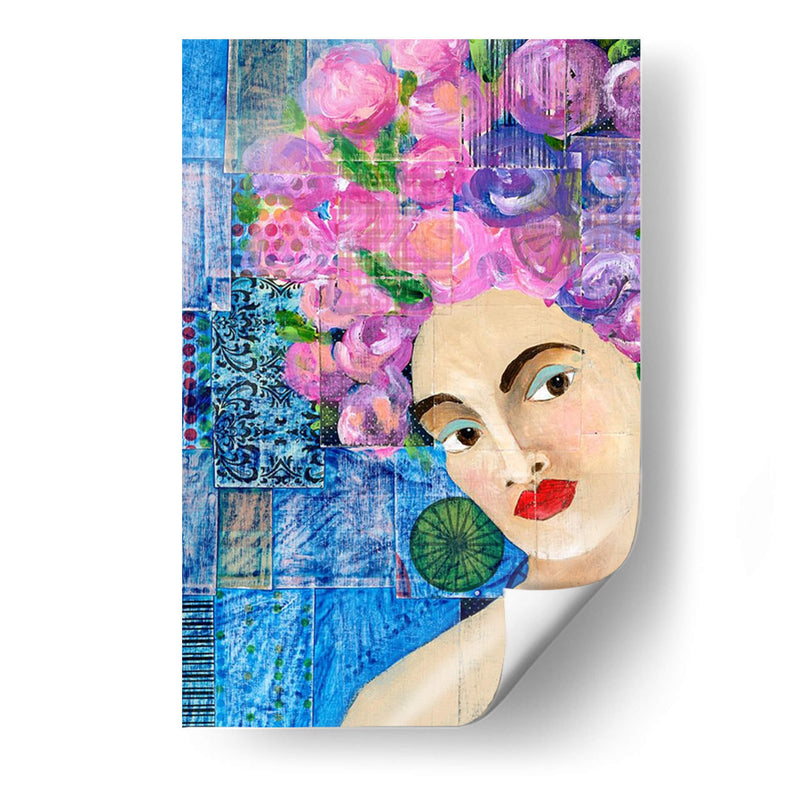 Flores En Su Cabello Ii - Regina Moore | Cuadro decorativo de Canvas Lab