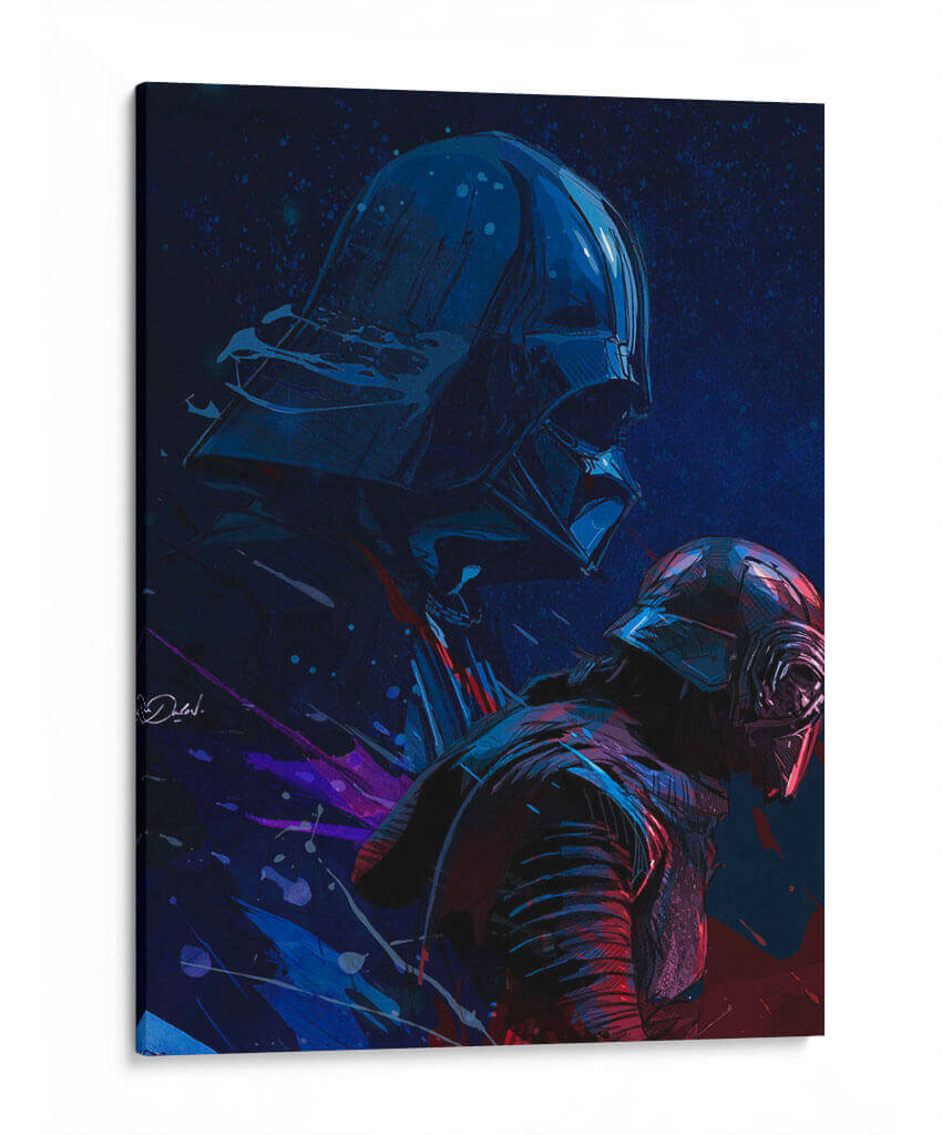 SW blue | Cuadro decorativo de Canvas Lab