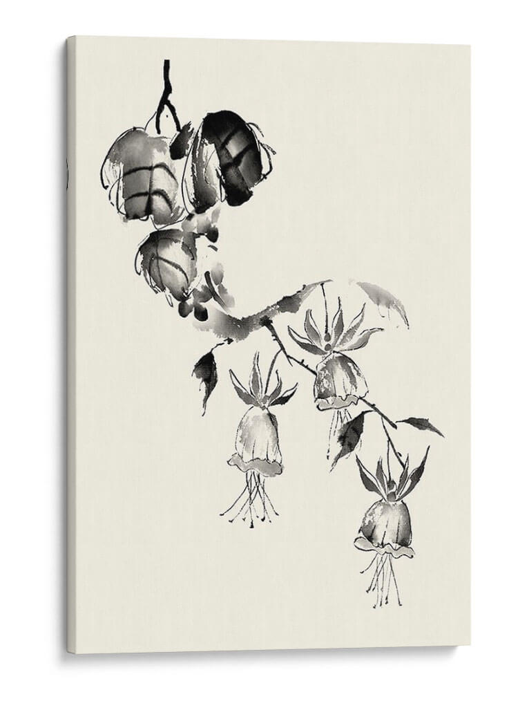 Lavado De Tinta Floral Viii - Fuchsia - Nan Rae | Cuadro decorativo de Canvas Lab