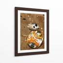BB8 ilustración | Cuadro decorativo de Canvas Lab