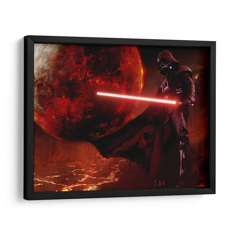 Darth Vader red | Cuadro decorativo de Canvas Lab