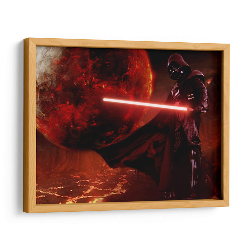 Darth Vader red | Cuadro decorativo de Canvas Lab