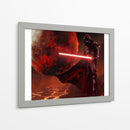 Darth Vader red | Cuadro decorativo de Canvas Lab