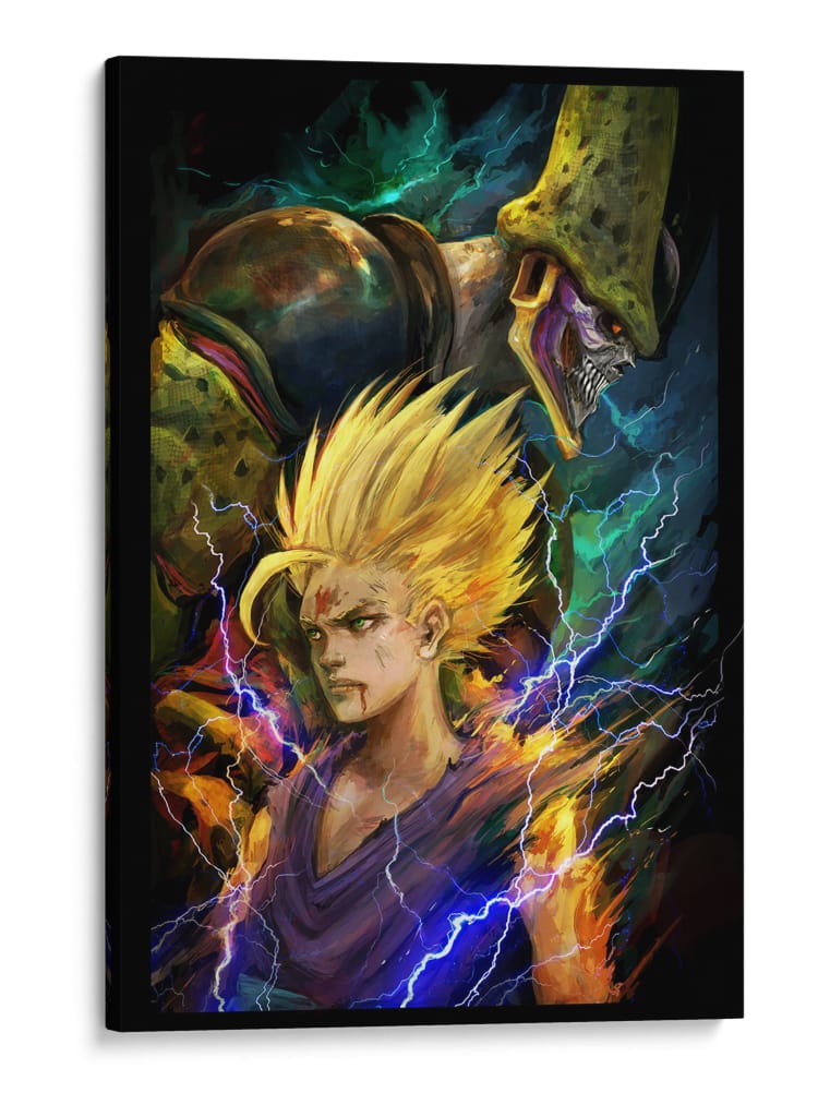 Rayos DBZ | Cuadro decorativo de Canvas Lab