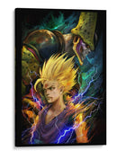 Rayos DBZ | Cuadro decorativo de Canvas Lab