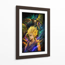 Rayos DBZ | Cuadro decorativo de Canvas Lab