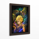 Rayos DBZ | Cuadro decorativo de Canvas Lab