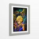 Rayos DBZ | Cuadro decorativo de Canvas Lab