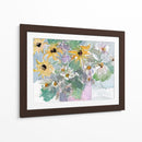 Margaritas Y Susans Eyed Black Ii - Samuel Dixon | Cuadro decorativo de Canvas Lab