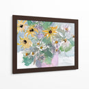 Margaritas Y Susans Eyed Black Ii - Samuel Dixon | Cuadro decorativo de Canvas Lab