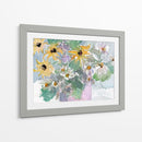 Margaritas Y Susans Eyed Black Ii - Samuel Dixon | Cuadro decorativo de Canvas Lab