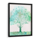 Árbol Aquamarine I - Megan Meagher | Cuadro decorativo de Canvas Lab