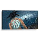 Goku bajo la lluvia | Cuadro decorativo de Canvas Lab