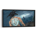Goku bajo la lluvia | Cuadro decorativo de Canvas Lab