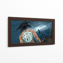 Goku bajo la lluvia | Cuadro decorativo de Canvas Lab