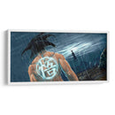 Goku bajo la lluvia | Cuadro decorativo de Canvas Lab