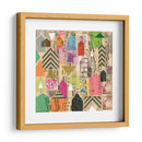 Casas Estampadas I - Nikki Galapon | Cuadro decorativo de Canvas Lab