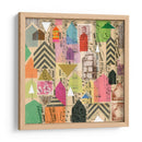 Casas Estampadas I - Nikki Galapon | Cuadro decorativo de Canvas Lab