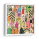 Casas Estampadas I - Nikki Galapon | Cuadro decorativo de Canvas Lab