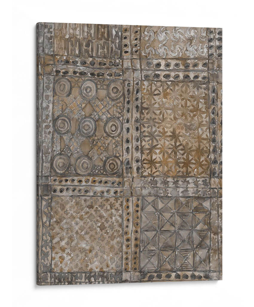 Envejecido Adinkra Cloth Ii - Samuel Dixon | Cuadro decorativo de Canvas Lab