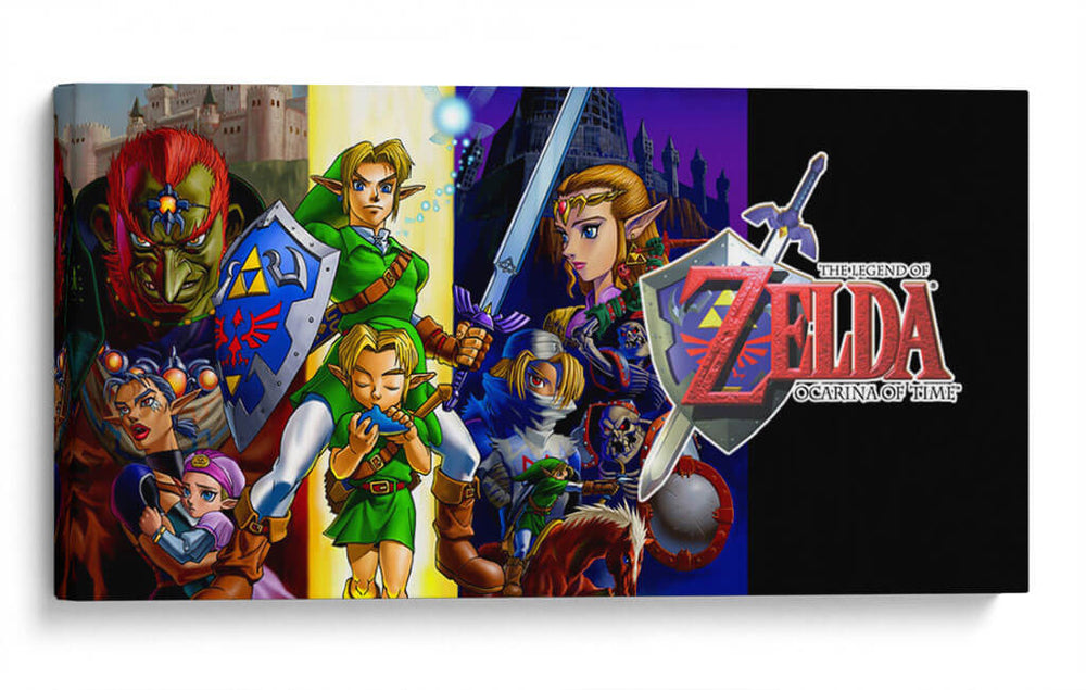 N64 Ocarina of Time | Cuadro decorativo de Canvas Lab