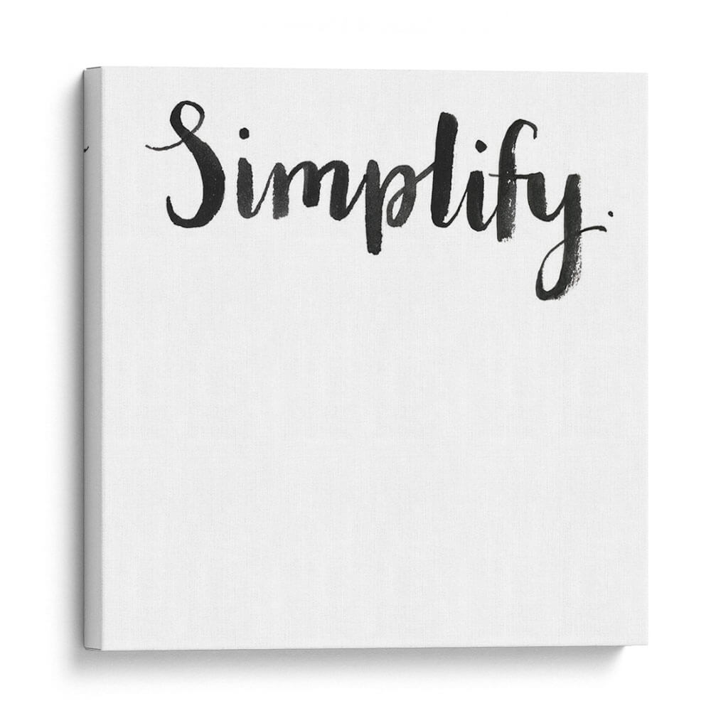 Mantras Simples Iv - Grace Popp | Cuadro decorativo de Canvas Lab