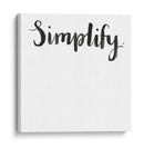 Mantras Simples Iv - Grace Popp | Cuadro decorativo de Canvas Lab