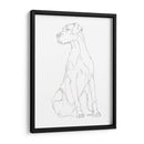 Contorno De Perro Ii - Ethan Harper | Cuadro decorativo de Canvas Lab