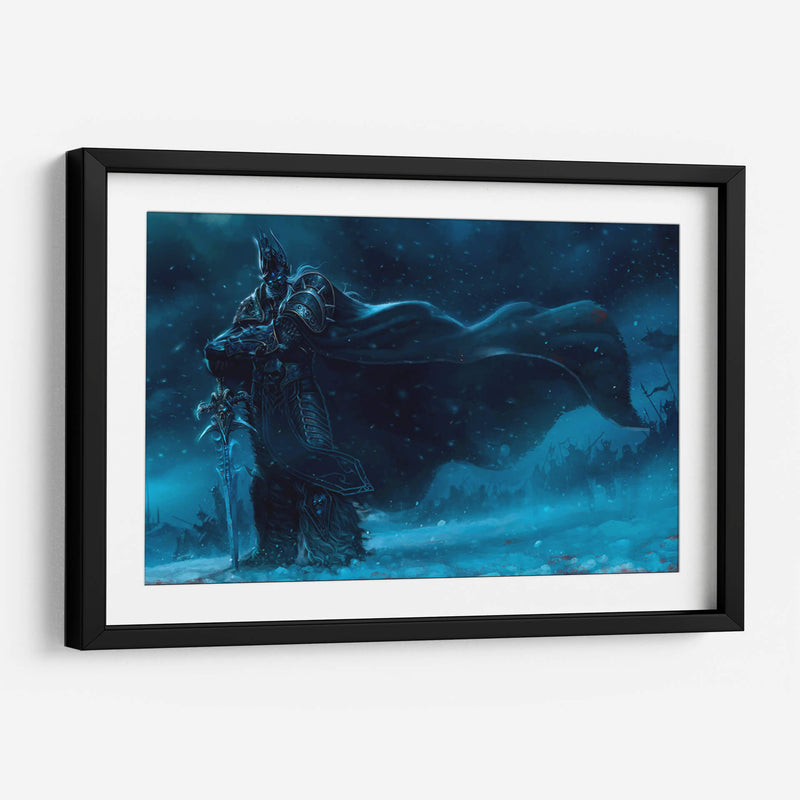 Snow world of warcraft Lich King Armor | Cuadro decorativo de Canvas Lab