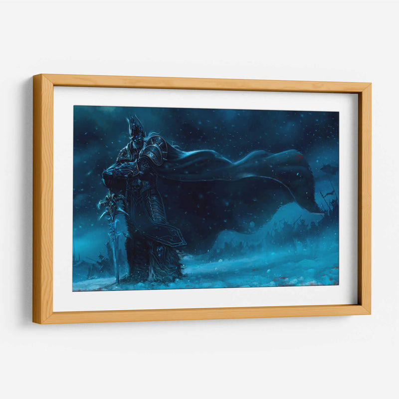 Snow world of warcraft Lich King Armor | Cuadro decorativo de Canvas Lab