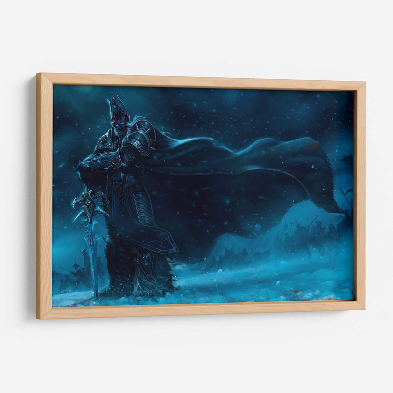 Snow world of warcraft Lich King Armor | Cuadro decorativo de Canvas Lab