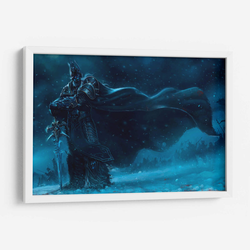 Snow world of warcraft Lich King Armor | Cuadro decorativo de Canvas Lab