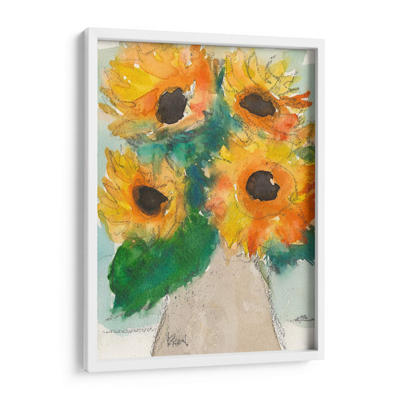 Girasoles Rústicos Ii - Samuel Dixon | Cuadro decorativo de Canvas Lab